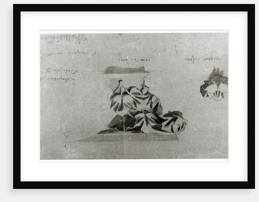 Drawing for the restoration of Notre Dame by French School