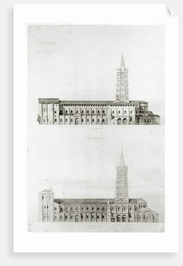 Basilica of St. Sernin, Toulouse by Eugene Emmanuel Viollet-le-Duc
