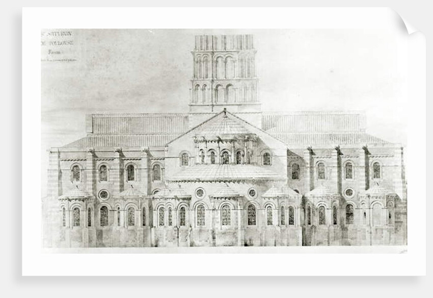 Basilica of St. Sernin, Toulouse by Eugene Emmanuel Viollet-le-Duc