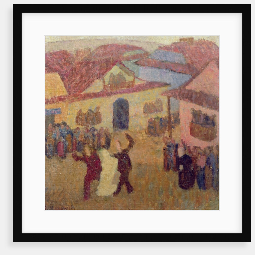 Jewish Wedding in Town by Tadeusz Makowski
