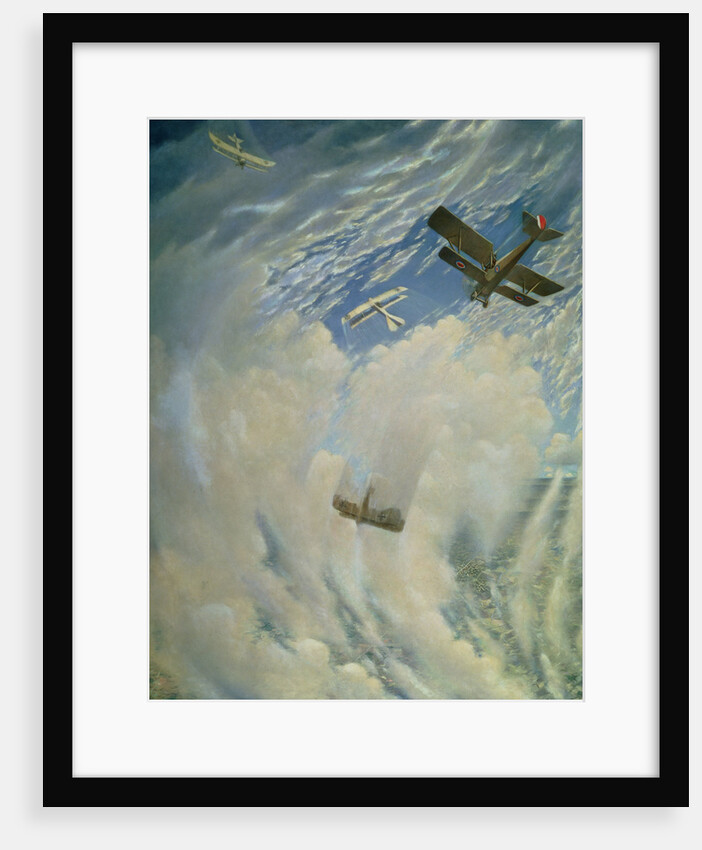 War in the Air, 1918 by Christopher Richard Wynne Nevinson