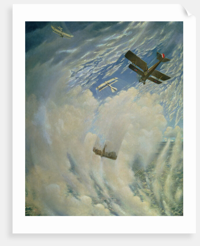War in the Air, 1918 by Christopher Richard Wynne Nevinson