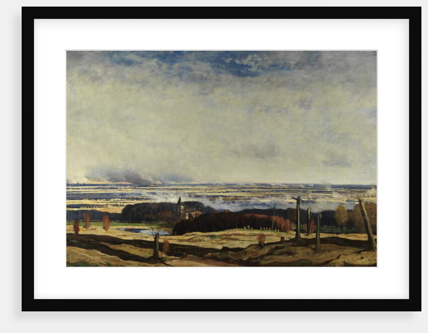 Flanders from Kemmel, 1919-20 by David Young Cameron
