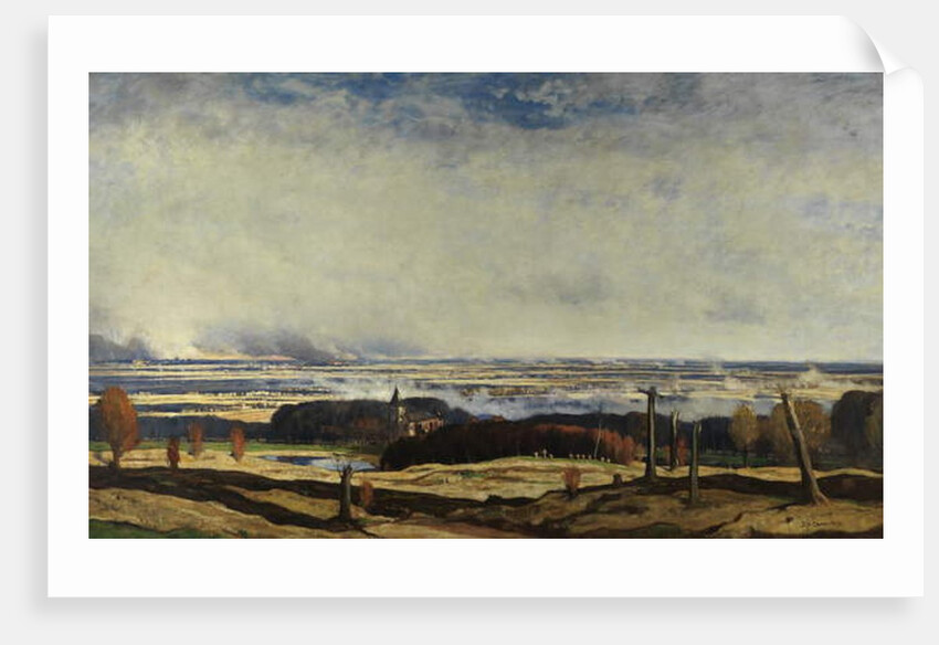 Flanders from Kemmel, 1919-20 by David Young Cameron