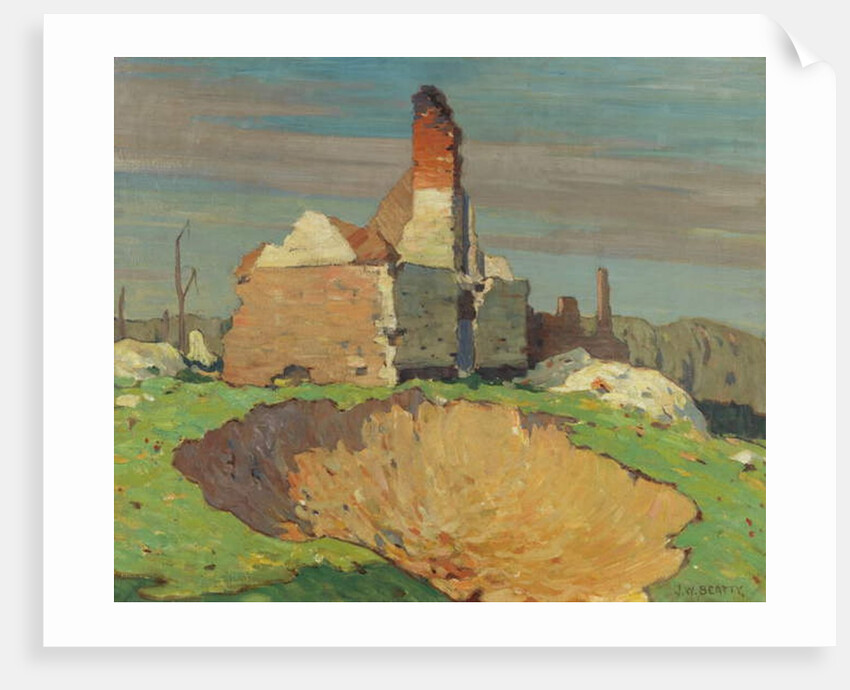 A Shell Hole, 1914-19 by John William Beatty