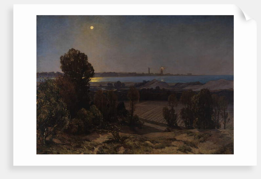 The Cemetery, Pas de Calais, 1919 by Herbert Hughes-Stanton