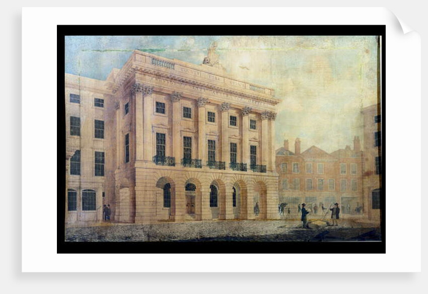 County Fire Office on Regent Street, London, 1819 by Robert Abraham