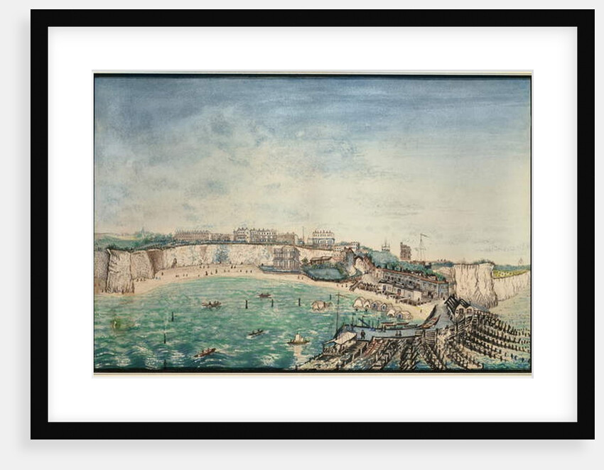View of the Beach and Harbour at Broadstairs, Kent, c.1830 by English School