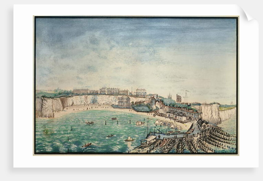 View of the Beach and Harbour at Broadstairs, Kent, c.1830 by English School