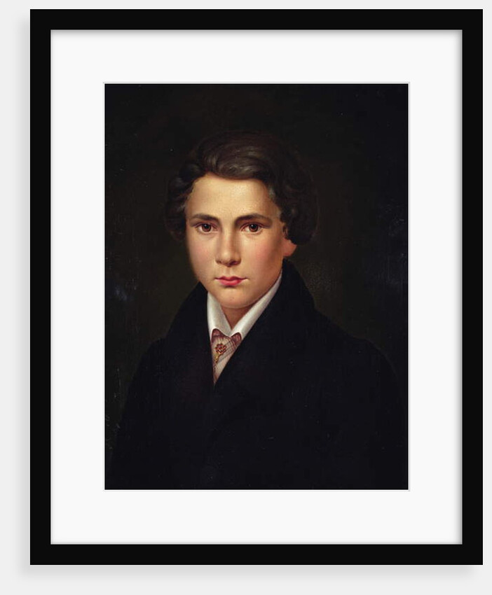 Portrait of a Young Man with a Ruby Stick-Pin, c.1835 by Austrian School