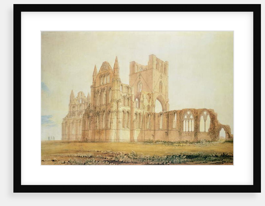 View of Whitby Abbey, c.1820 by John Buckler