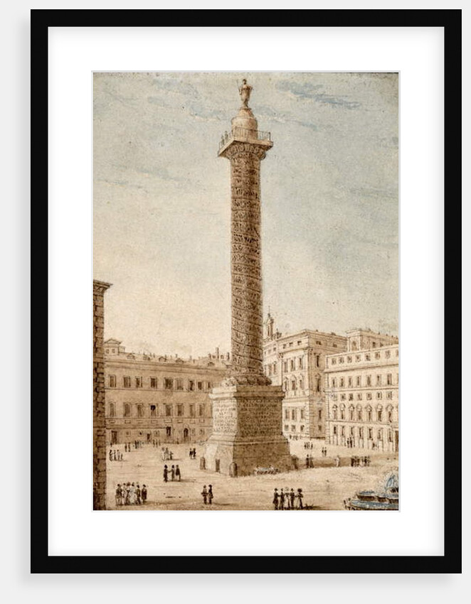 The Column of Marcus Aurelius, Rome by Victor Jean Nicolle