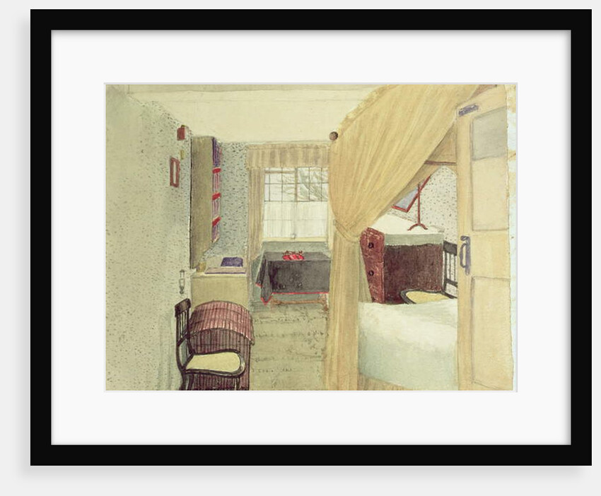 Bedroom Interior in Albany, New York, 1861 by American School