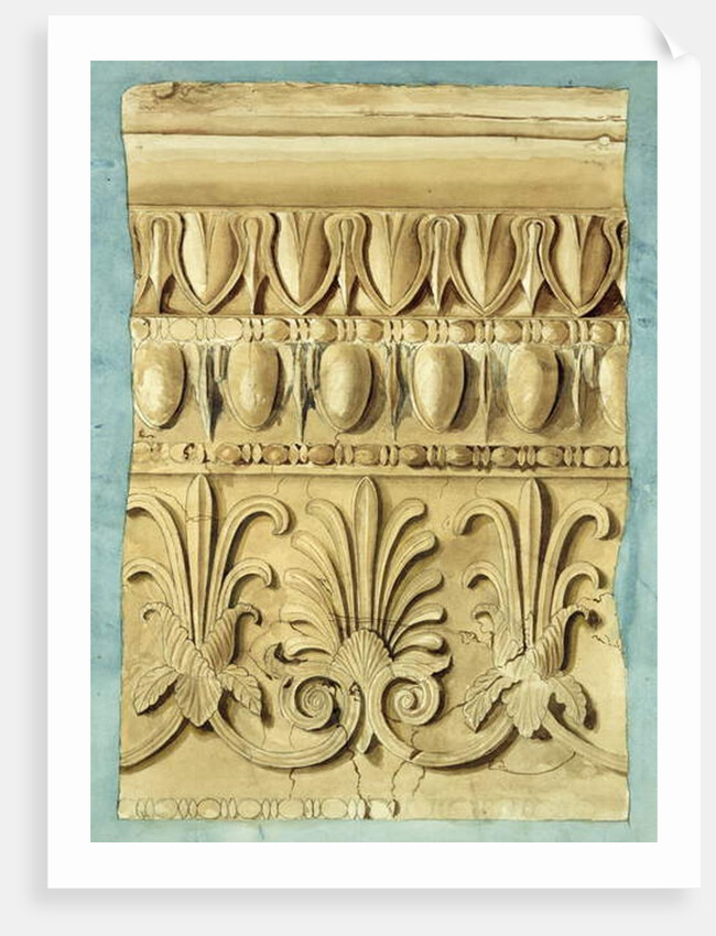 Architectural Fragment, 1837 by George Henry Bailey