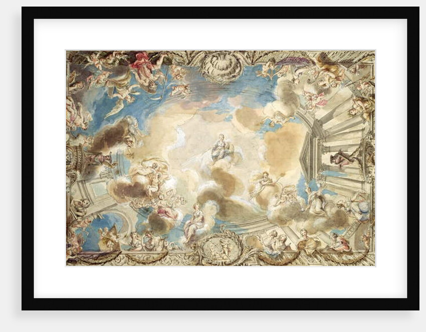 Design for a Ceiling Depicting Minerva Presiding Over the Arts by Giovanni Battista Cipriani