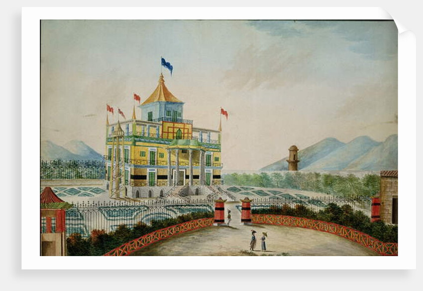 La Favorita, or Palazzo Cinese, Palermo by English School