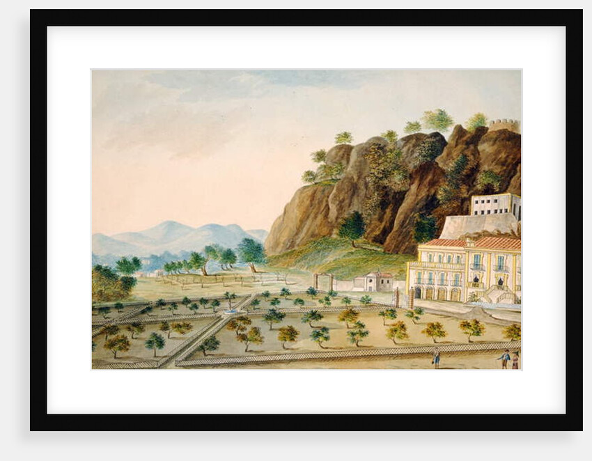 The Formal Garden at 'La Favorita' or 'Palazzo Cinese', Palermo, designed for King Fernando IV, c.1815 by English School