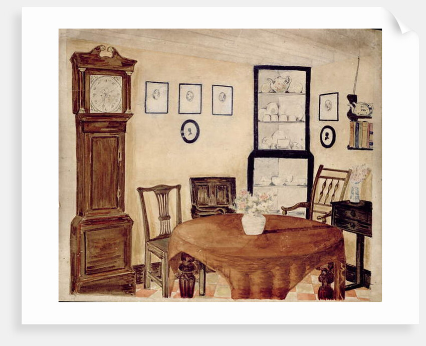 Interior of an Antique Dealer's House, c.1870 by English School