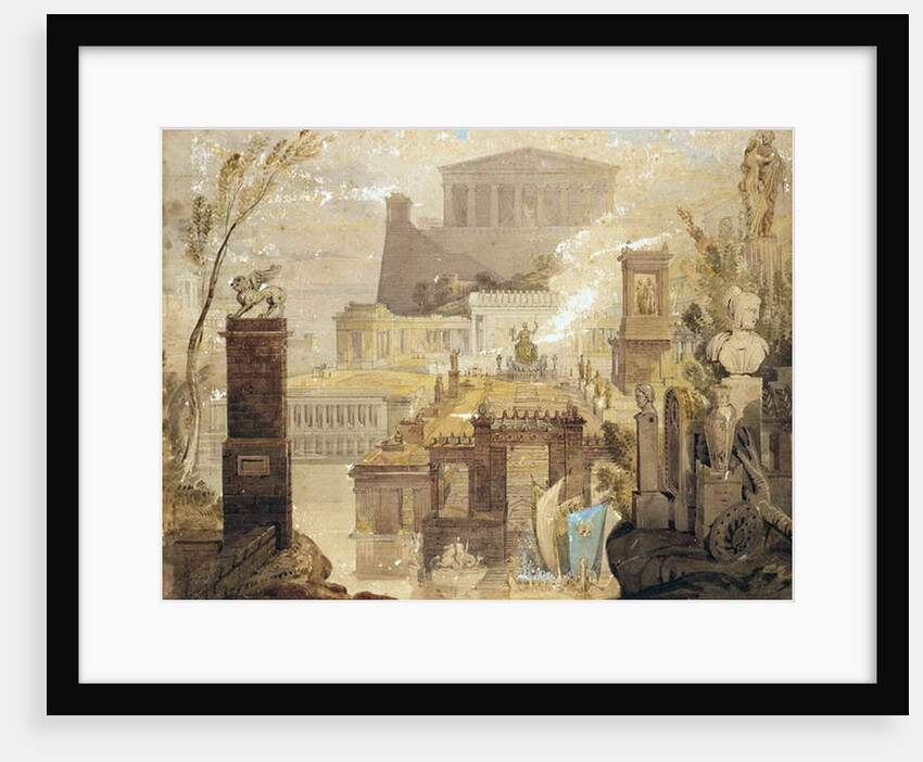 A Recreation of the Architecture of Ancient Athens, c.1830 by James Pennathorne