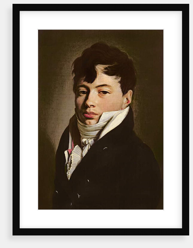 Portrait of a Dandy with a White Cravat, c.1815 by Louis Leopold Boilly