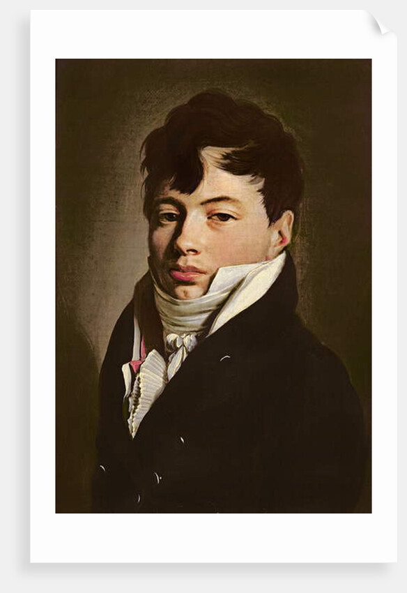 Portrait of a Dandy with a White Cravat, c.1815 by Louis Leopold Boilly