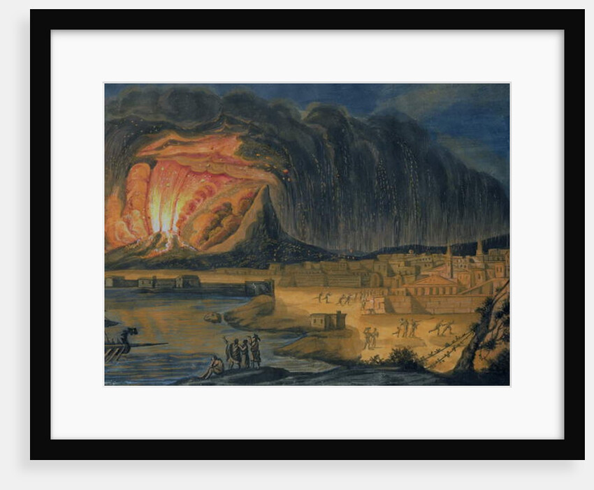 Vesuvius Erupting Near Naples, c.1815 by Italian School