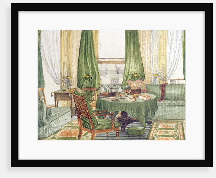 Interior View of a Drawing Room in Brighton, c.1845 by English School