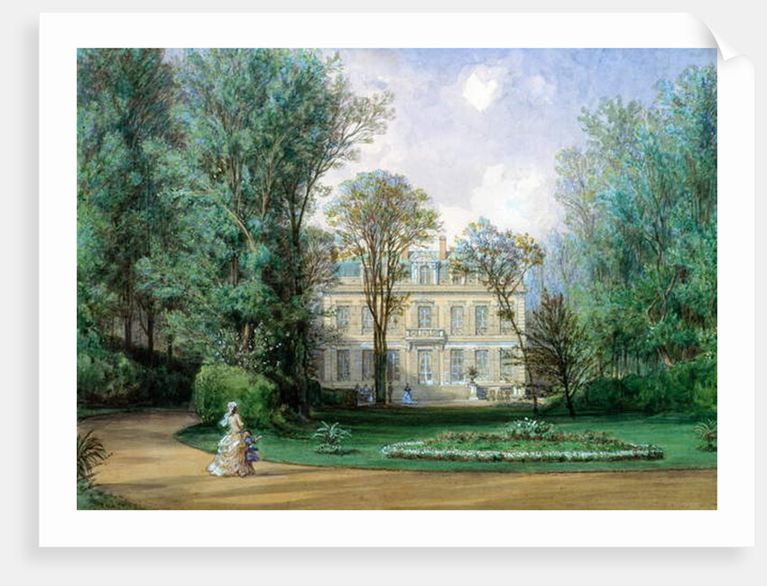 The Hotel Rainbeaux, Avenue des Champs Elysees and 57 Rue de Ponthieu, Paris, 1868 by Auguste-Paul-Charles Anastasi