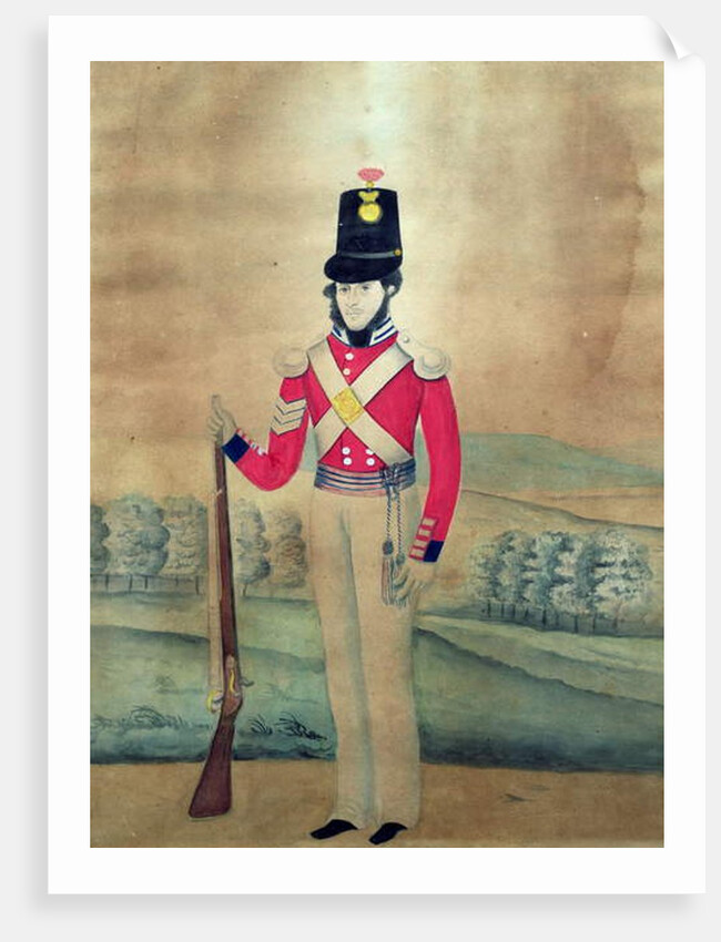 Sergeant, British Army, c.1815 by English School