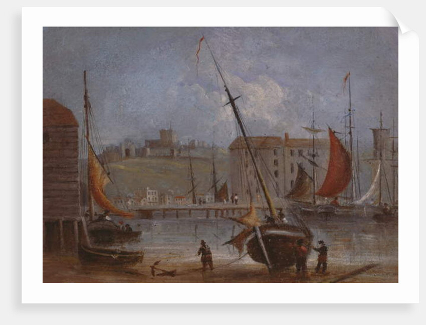 Dover Castle and Harbour, c.1830 by English School