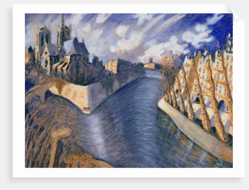 Notre Dame Cathedral, Paris, 1986 by Charlotte Johnson Wahl