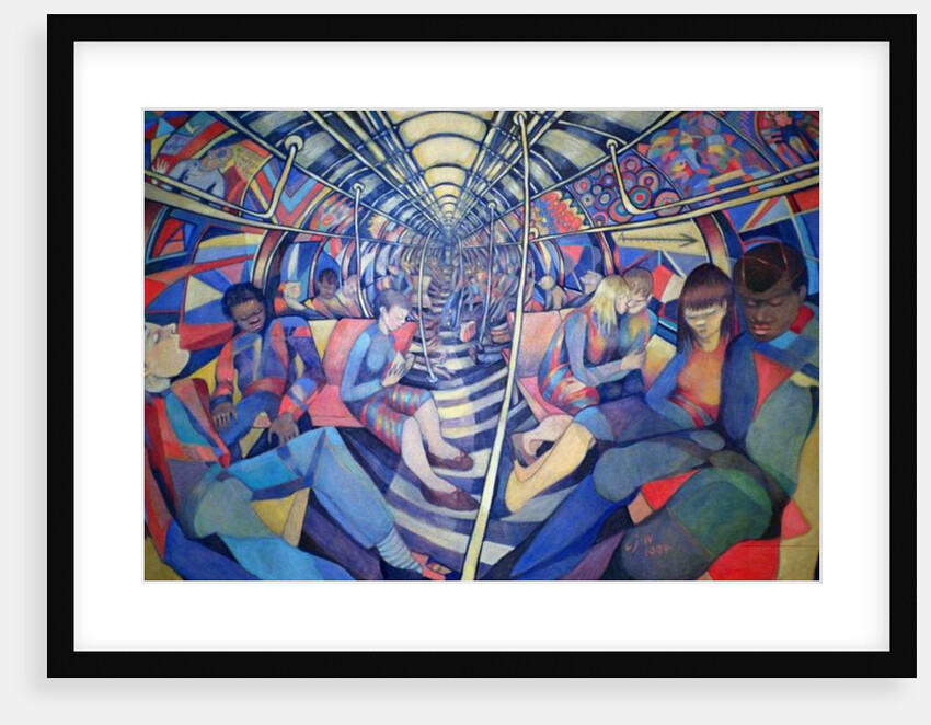 Subway NYC, 1994 by Charlotte Johnson Wahl