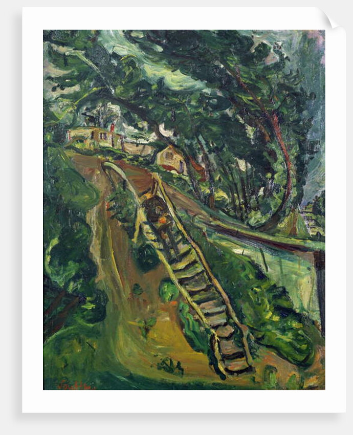 Man Walking the Stairs, 1922-3 by Chaim Soutine