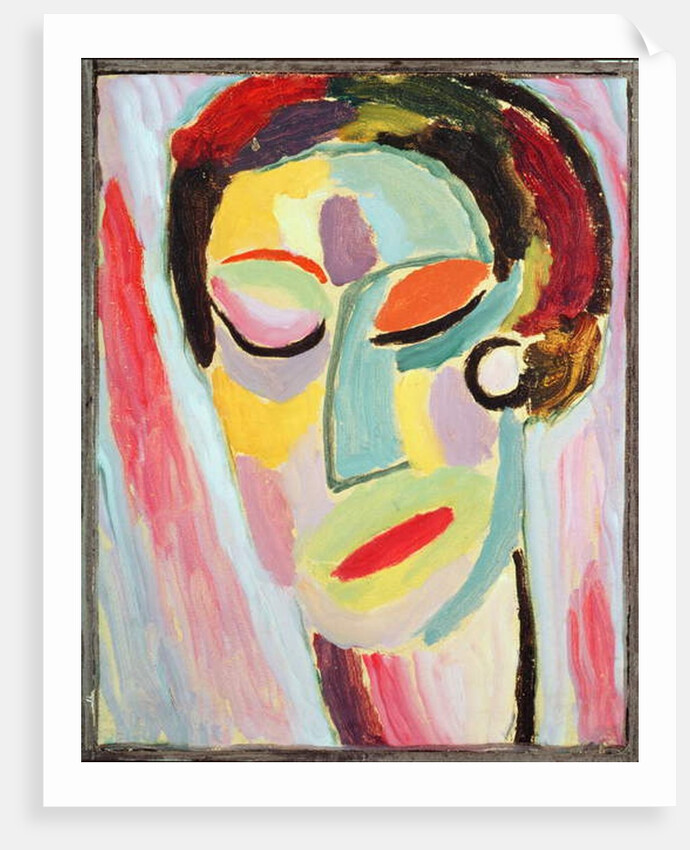 Closed Eyes by Alexej von Jawlensky