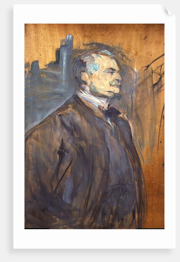 Portrait of de M. Manzi by Henri de Toulouse-Lautrec