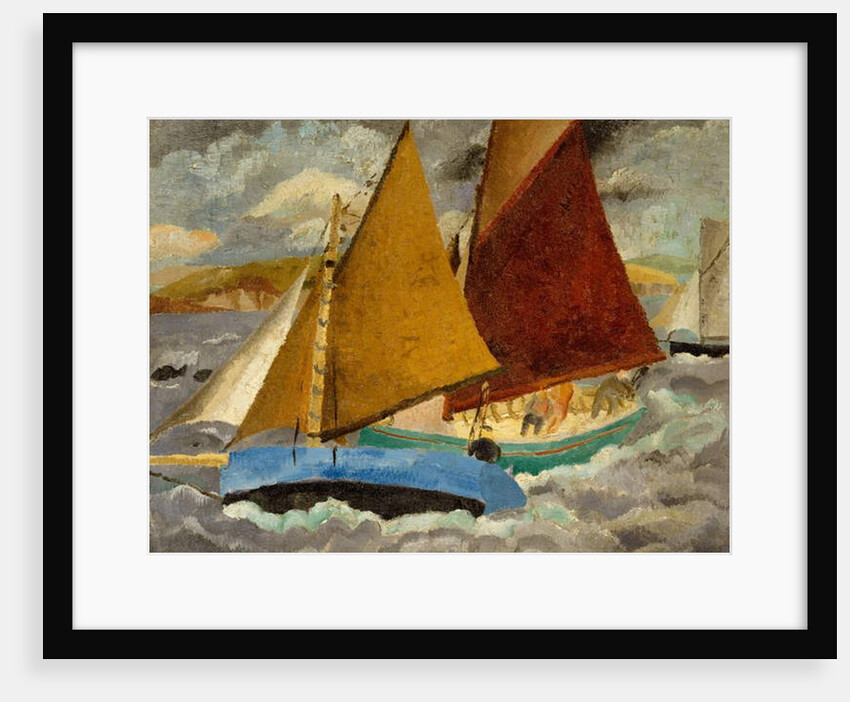 Yacht Race at Portscato, Cornwall, 1928 by Christopher Wood