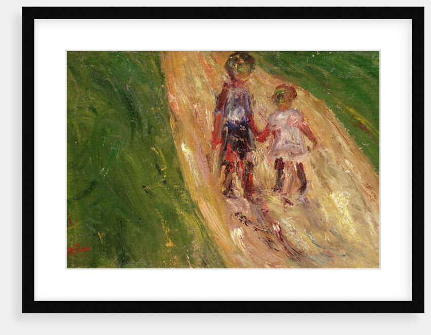 Two Children on a Road by Chaim Soutine