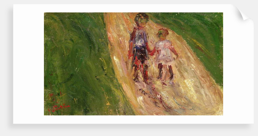 Two Children on a Road by Chaim Soutine