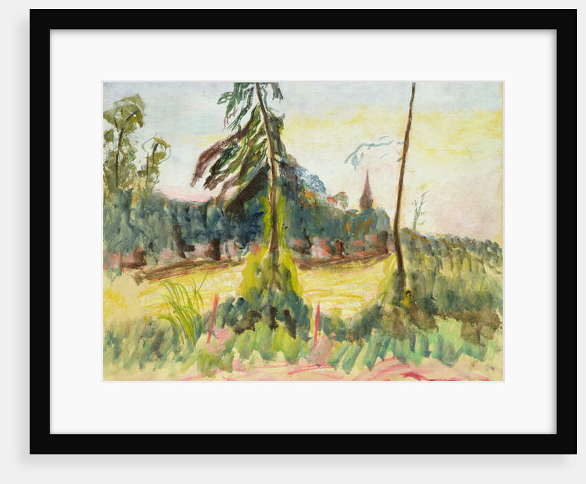 Landscape with Trees and a Small Church by Roderic O'Conor