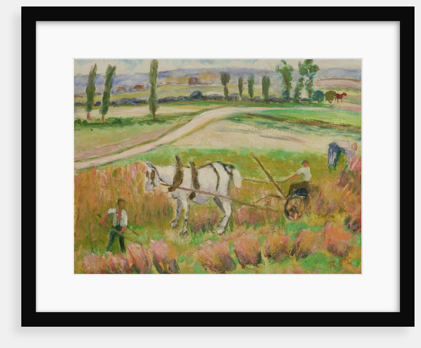 Harvesting with a White Horse by Roderic O'Conor