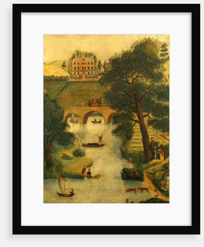 Rural Scene with Coach and Horse, c.1835 by English School