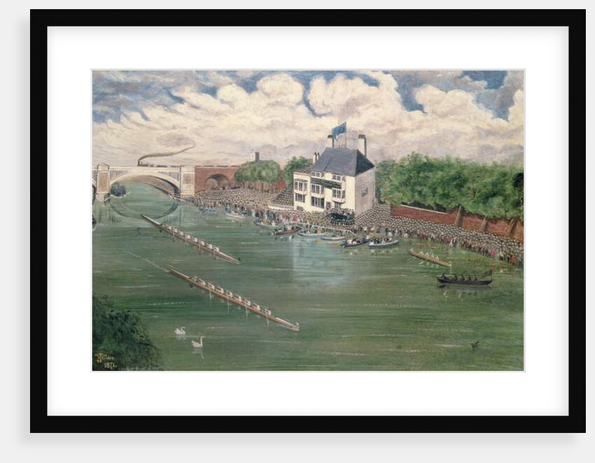 Oxford and Cambridge Boat Race, 1871 by J. Wilson