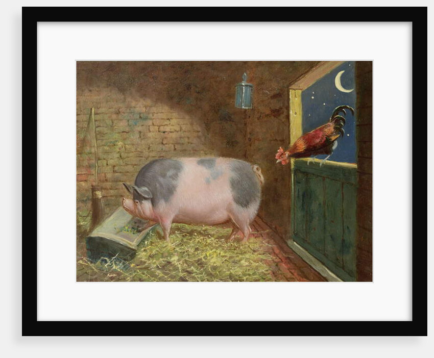 The Moonlit Barn by Frederick Albert Clark