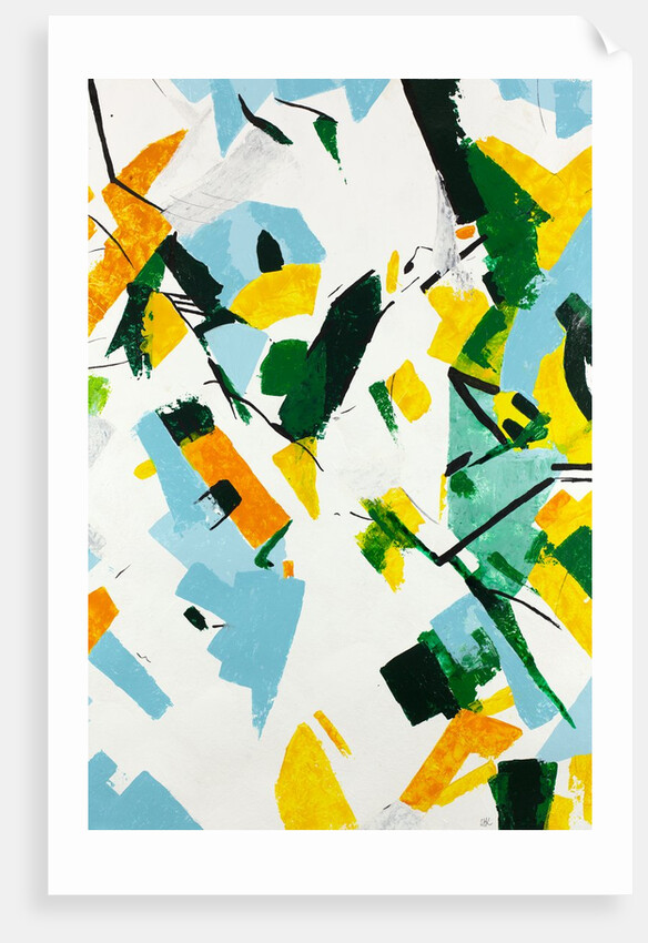 Birch tree abstracted, 2022 by Courtenay Kusitor