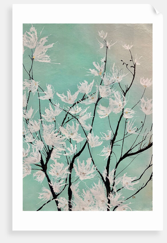 Looking up at magnolia, 2022 by Courtenay Kusitor