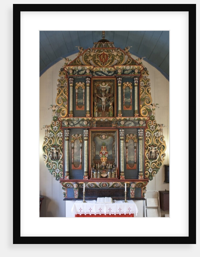 Altarpiece, Mo I Rana church, 1765 by Norwegian School