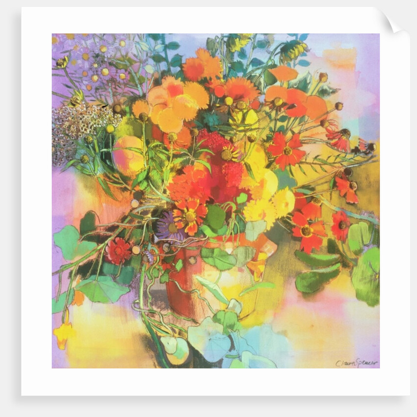 Autumn Flowers by Claire Spencer
