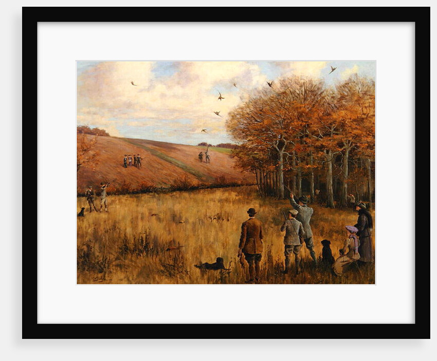 Pheasant Shooting by Christopher William Strange