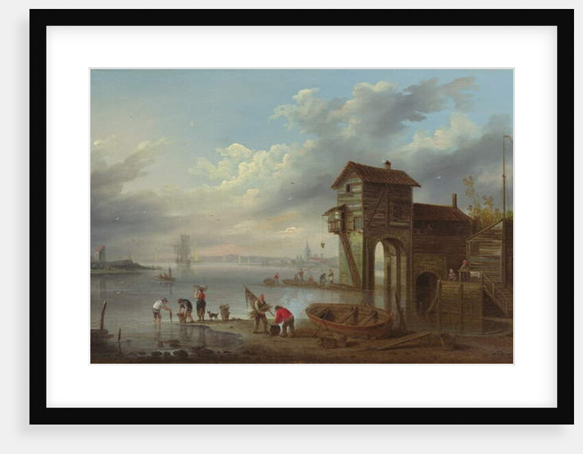 A View of the Sluice House at Liverpool by John Pennington