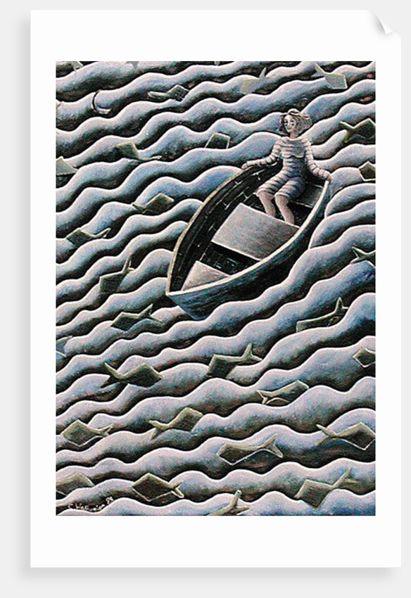 At Sea, 1989 by Celia Washington